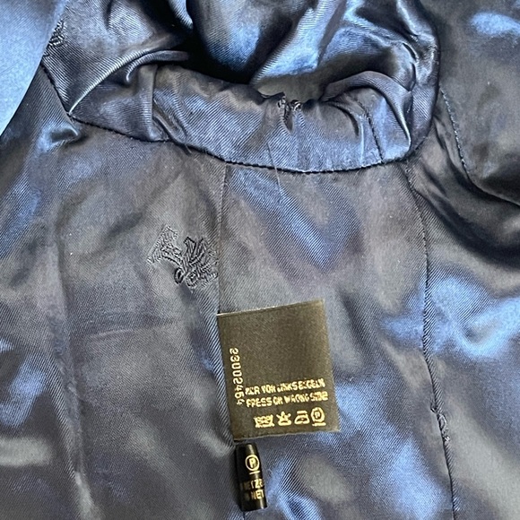 ESCADA COUTURE jacket with embellishment front Wool Plaid Print Blazer size 36(6 - Picture 9 of 16